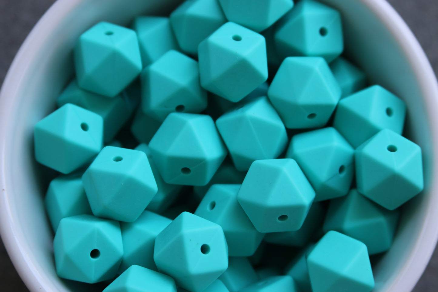 14mm Hexagon beads (25 count)