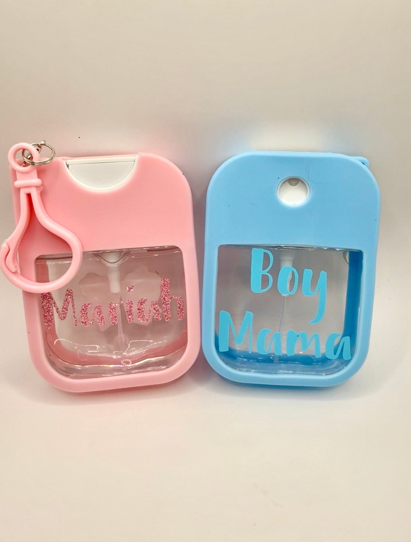 Perfume/Hand Sanitizer keychain w/ Name