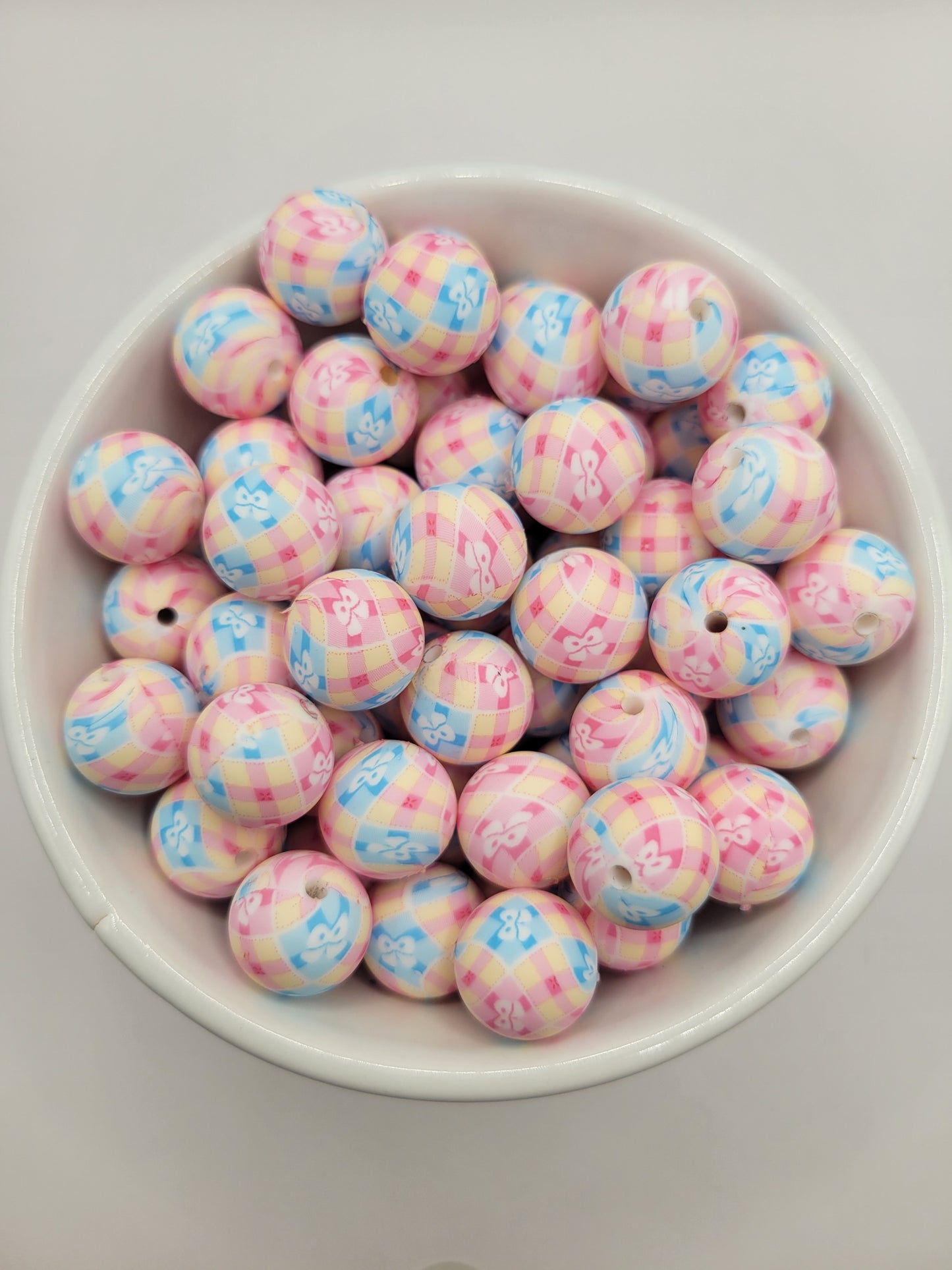 25 count Pattern 15mm Silicone Beads