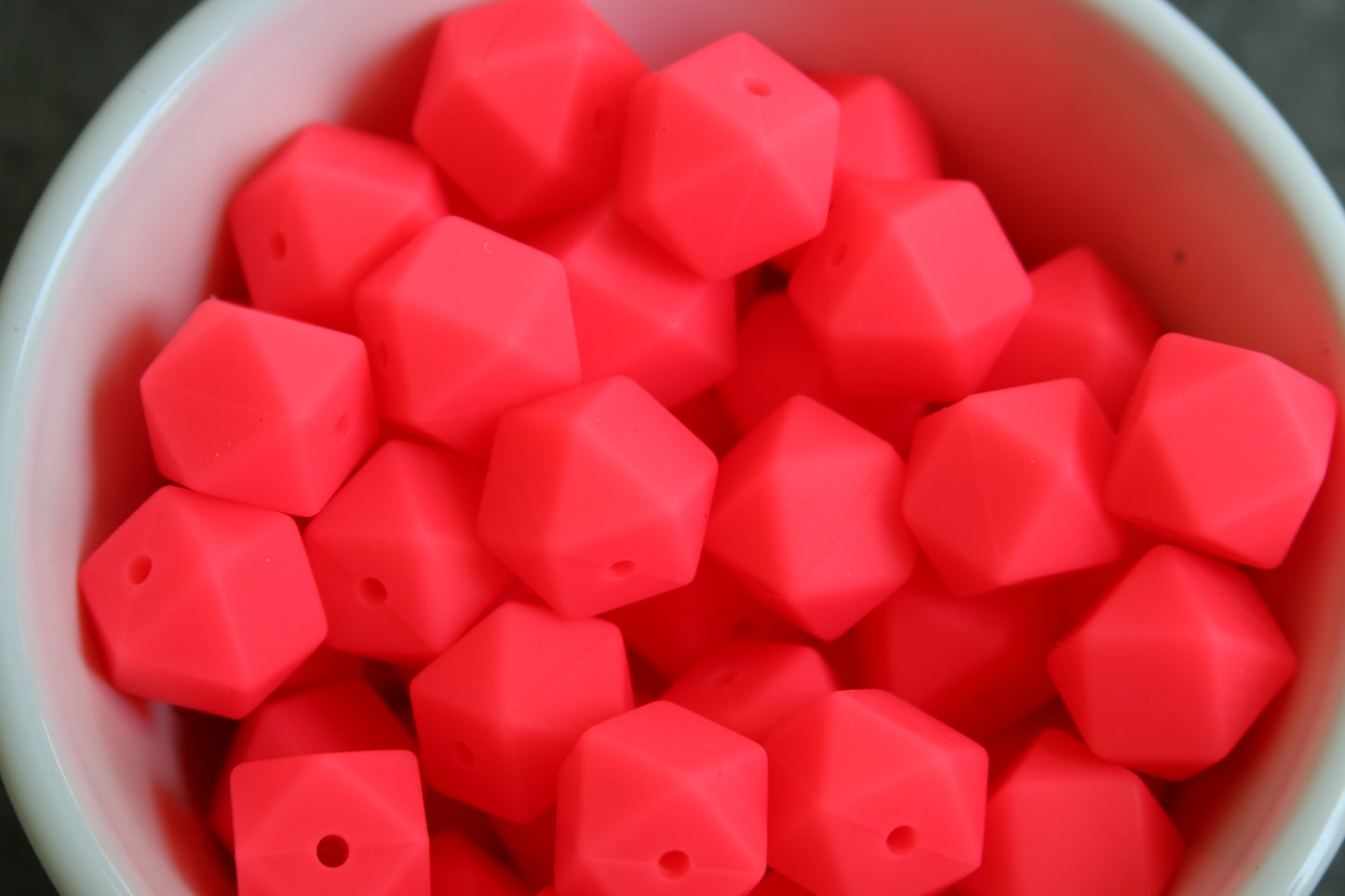 14mm Hexagon beads (25 count)