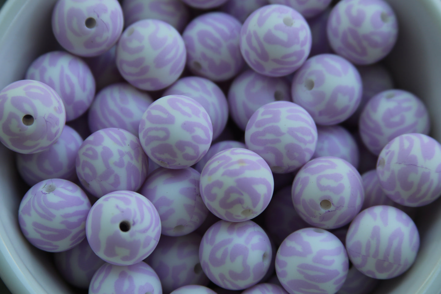 25 count Pattern 15mm Silicone Beads