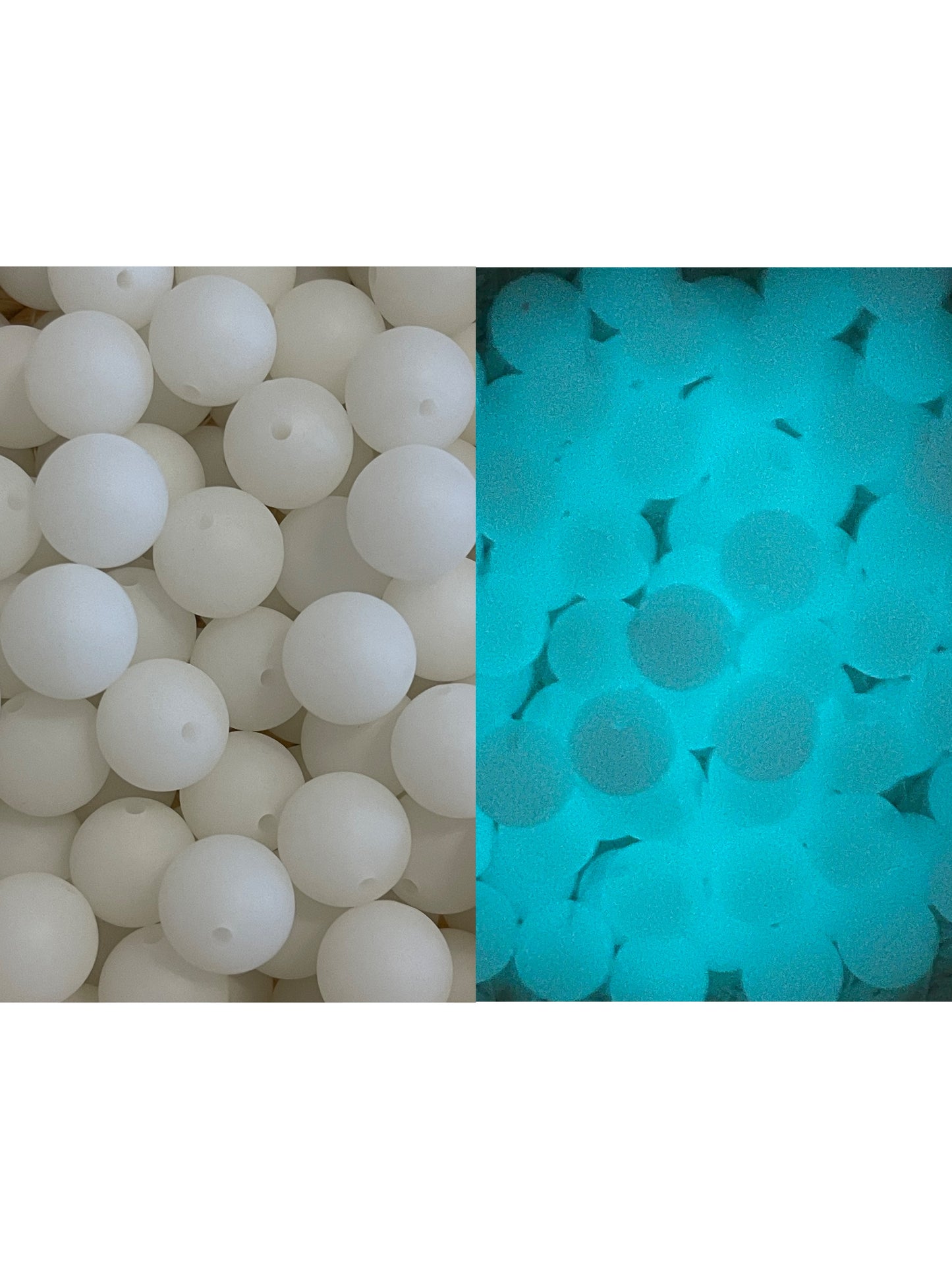 15mm Glow Beads