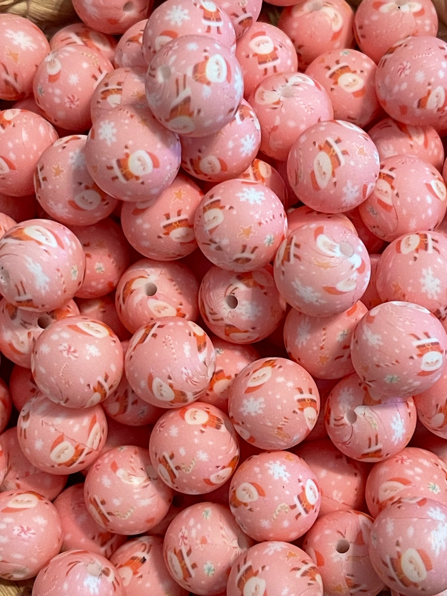 25 count Pattern 15mm Silicone Beads