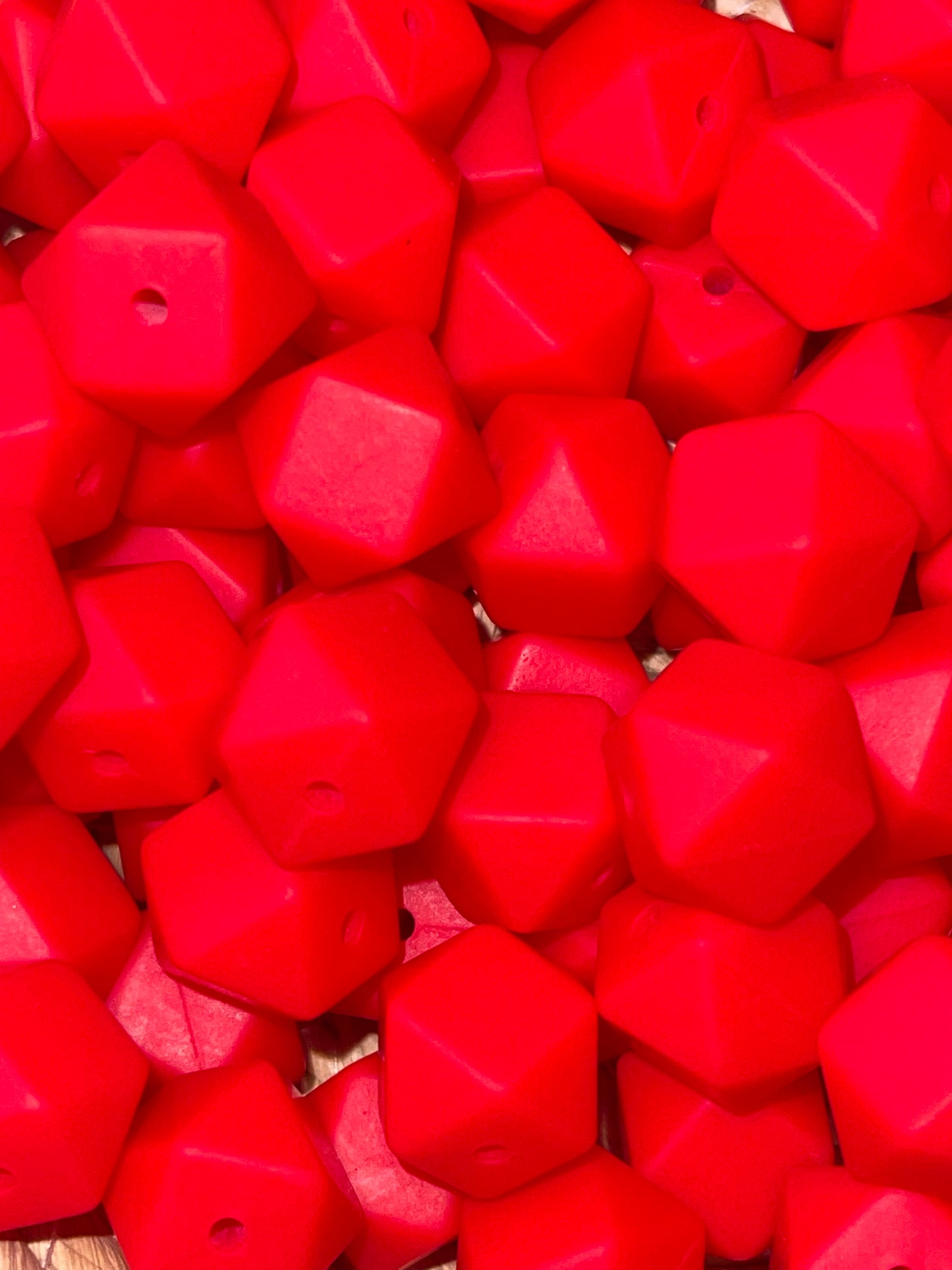 14mm Hexagon beads (25 count)