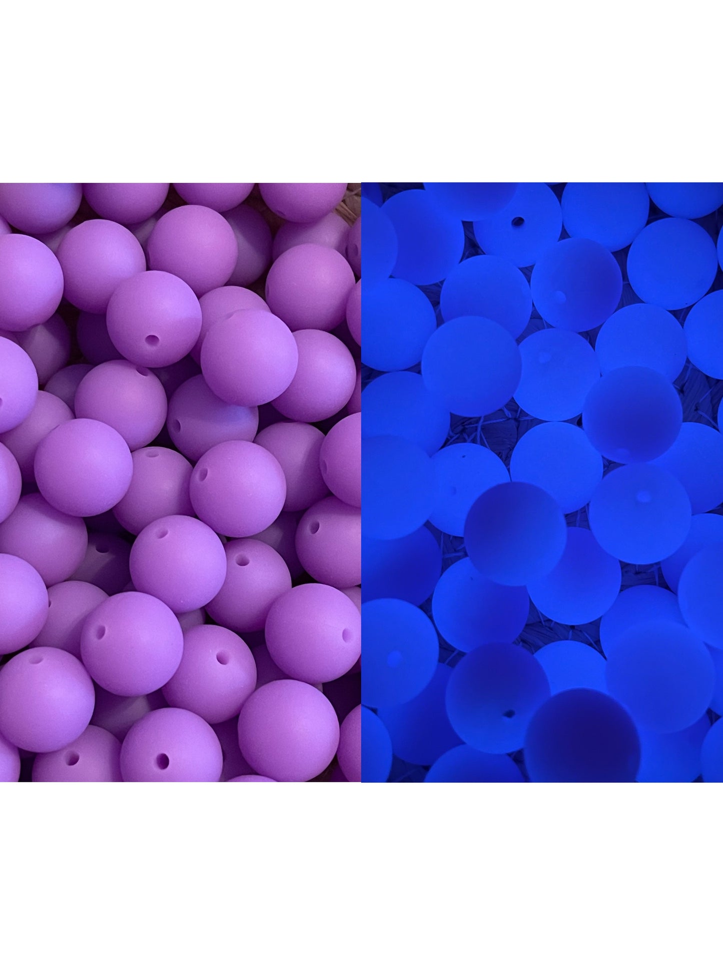 15mm Glow Beads