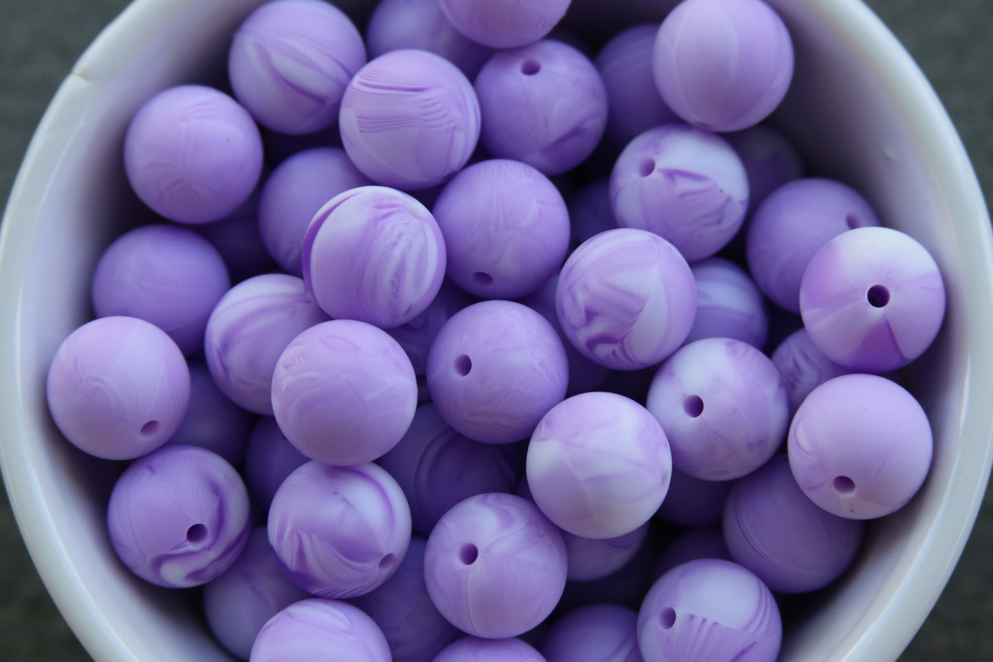 25 Count Solid Color 15mm Bead
