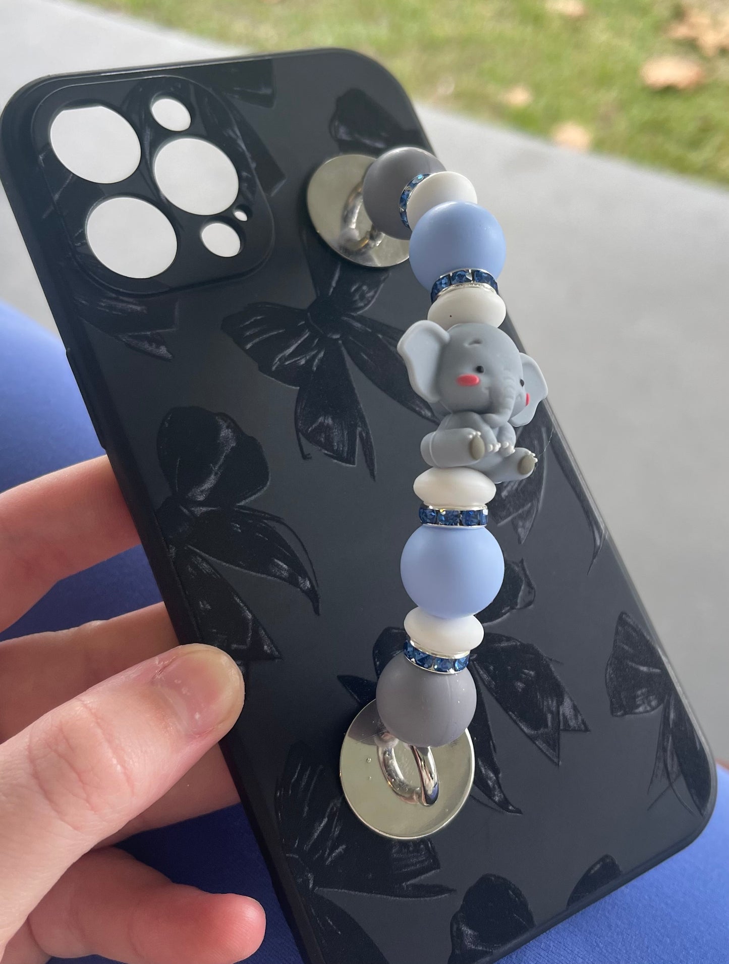 Custom Beaded Phone holder