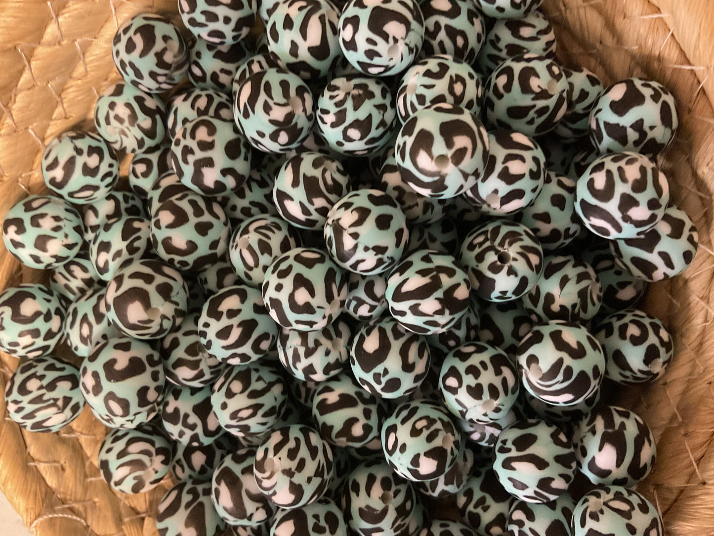 25 count Pattern 15mm Silicone Beads