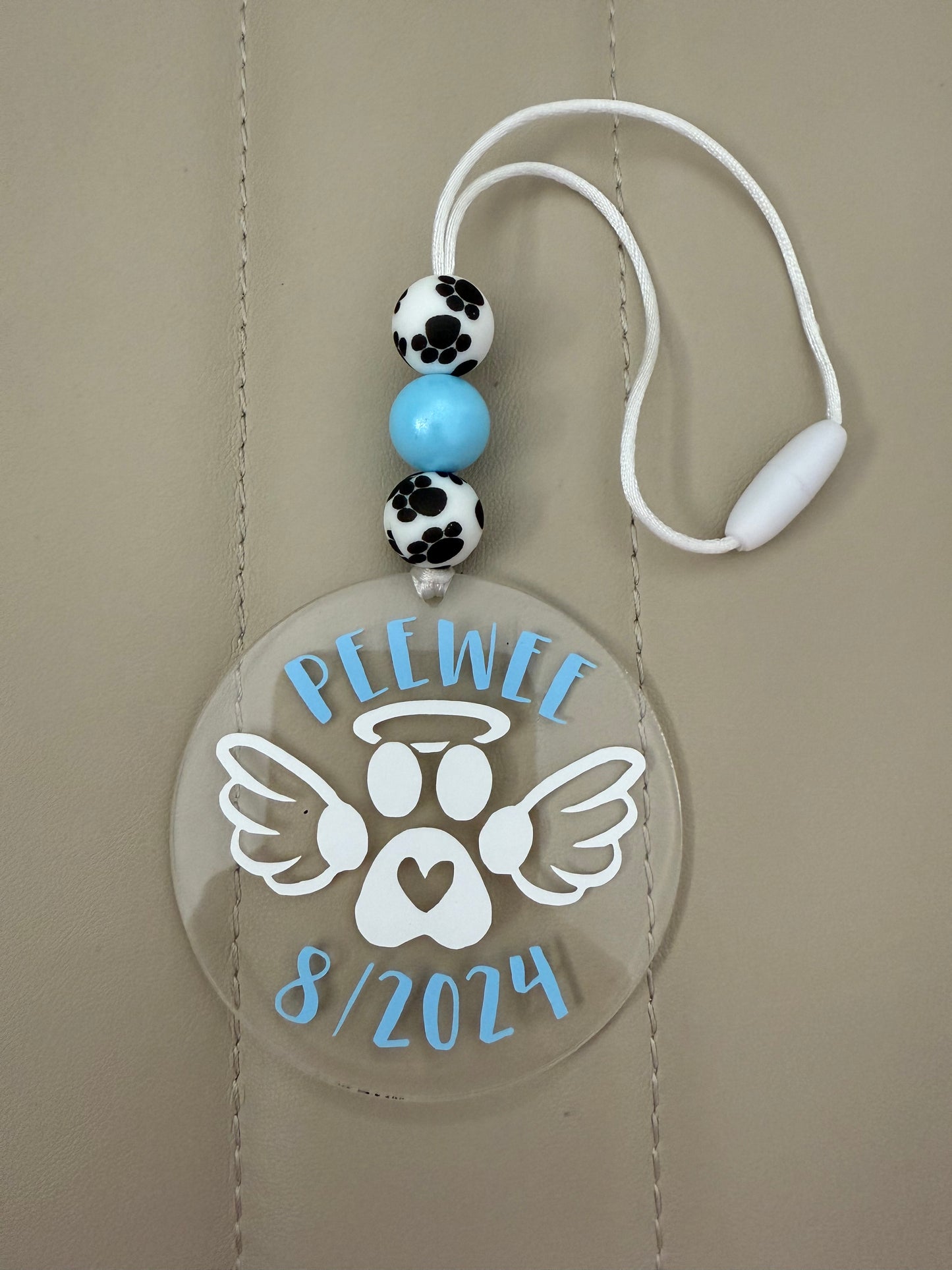 Paw Wings memorial acrylic