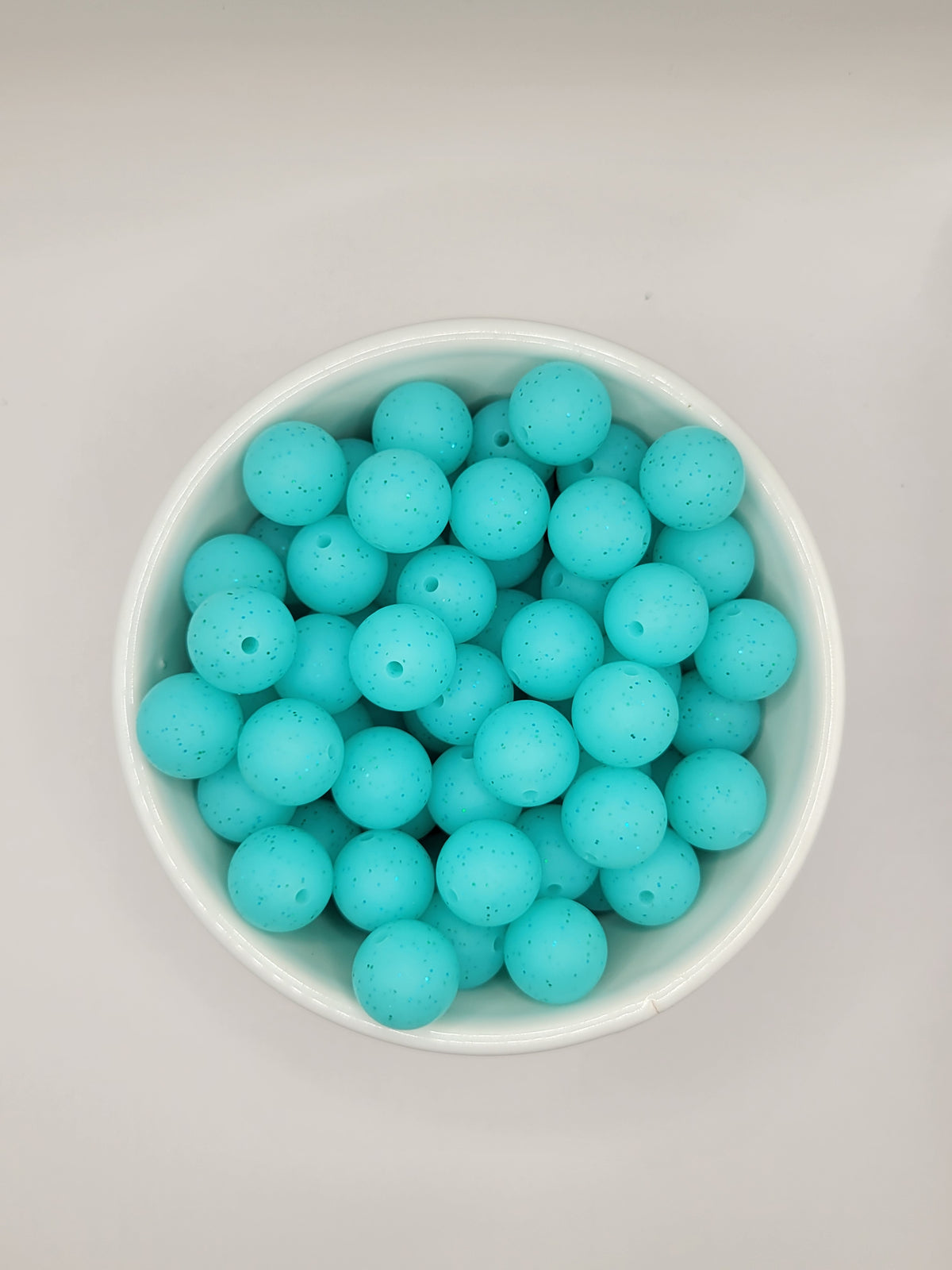 15mm Glitter Beads