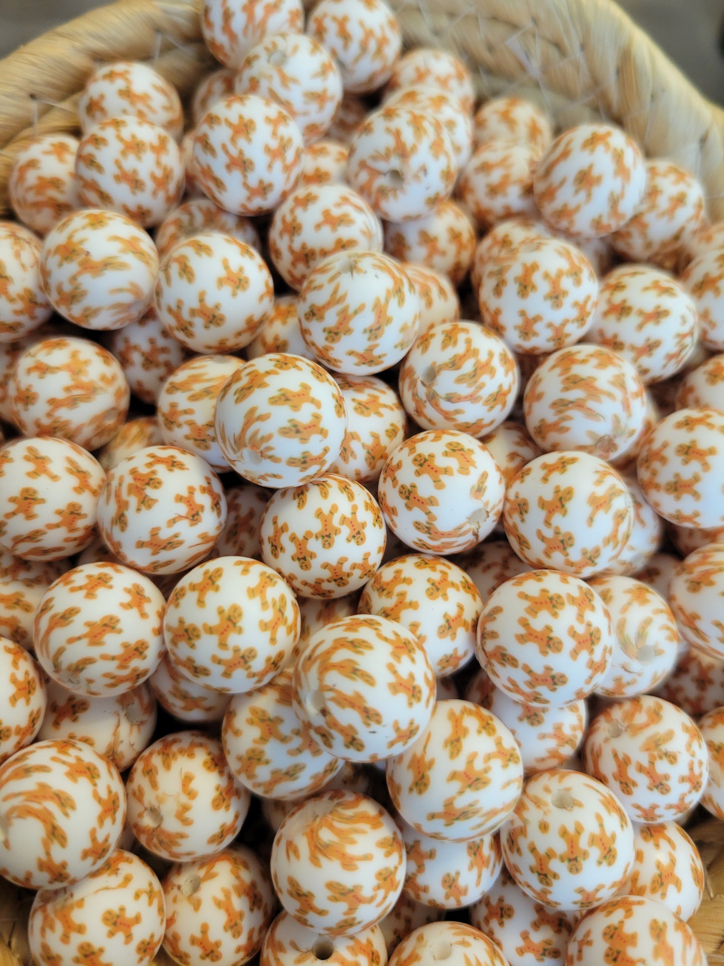 25 count Pattern 15mm Silicone Beads